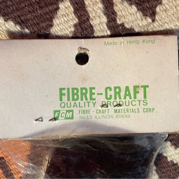 Vintage 1970’s NOS Fibre Craft Little Sandi Doll 3” No. 3067 Big Brown Eyes - Picture 3 of 3